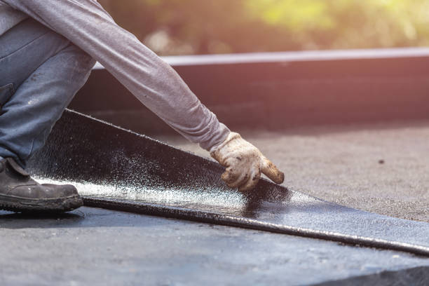 Professional Emergency Waterproofing technician working in Sheridan, MI